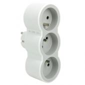  Fiche 3x2P+T frontales 16A 230 