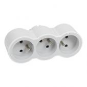  Fiche 3x2P+T frontales 16A 230 