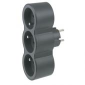  Fiche 3x2P+T frontales 16A 230 