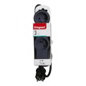  Rallonge 3x2P+T avec cordon 1, 