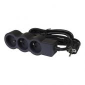  Rallonge 3x2P+T avec cordon 1, 