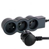  Rallonge 3x2P+T avec cordon 1, 