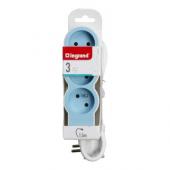  Rallonge 3x2P+T avec cordon 1, 