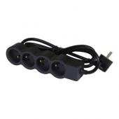  Rallonge 4x2P+T avec cordon 1, 