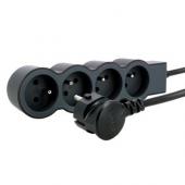  Rallonge 4x2P+T avec cordon 1, 
