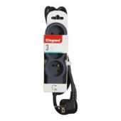  Rallonge 3x2P+T avec cordon 3m 