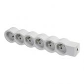  Rallonge extra-plate 6x2P+T  