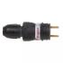  Fiche mle caoutchouc 2P+T 16A 