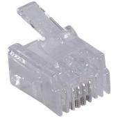  Fiche RJ11 4 contacts largeur 