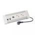  Bloc bureau 2x2P+T + 1 USB A+C 