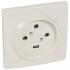  Socle 3P+T  vis avec clips d 