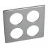  Plaque Cliane Mtal 2x2 poste 