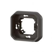 Support plaque encastr 1 post 