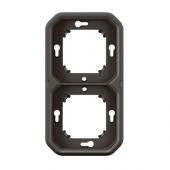  Support plaque encastr 2 post 