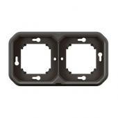  Support plaque encastr 2 post 