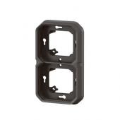  Support plaque encastr 2 post 