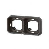  Support plaque encastr 2 post 