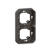  Support plaque encastr 2 post 