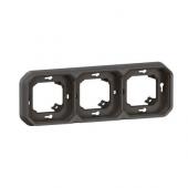  Support plaque encastr 3 post 