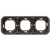  Support plaque encastr 3 post 
