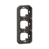  Support plaque encastr 3 post 