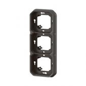  Support plaque encastr 3 post 