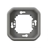  Support plaque encastr 1 post 