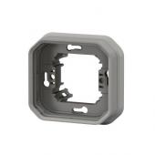  Support plaque encastr 1 post 