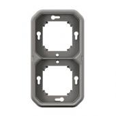  Support plaque encastr 2 post 