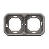  Support plaque encastr 2 post 