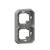  Support plaque encastr 2 post 