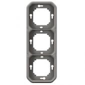  Support plaque encastr 3 post 