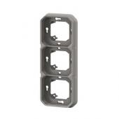  Support plaque encastr 3 post 