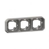  Support plaque encastr 3 post 