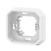  Support plaque encastr 1 post 