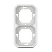  Support plaque encastr 2 post 
