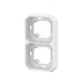  Support plaque encastr 2 post 