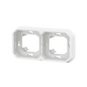  Support plaque encastr 2 post 