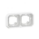  Support plaque encastr 2 post 