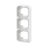  Support plaque encastr 3 post 