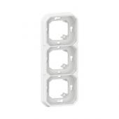  Support plaque encastr 3 post 