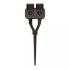  Piquet de jardin Plexo avec 2 