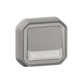  Poussoir NO-NF lumineux porte- 