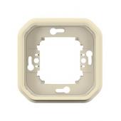  Support plaque encastr 1 post 