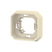  Support plaque encastr 1 post 