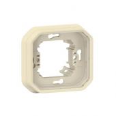  Support plaque encastr 1 post 