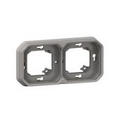  Support plaque 2 postes Plexo 