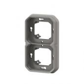  Support plaque 2 postes Plexo 