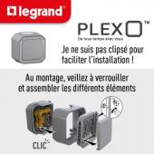  Poussoir NO Plexo composable - 