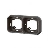  Support plaque 2 postes Plexo 